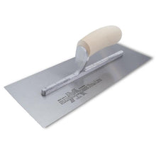 Load image into Gallery viewer, Marshalltown MXS58 14 X 3 1/2 Finishing TrowelCurved Wood Handle