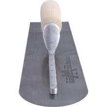 Load image into Gallery viewer, Marshalltown MXS64RE 14 X 4 Round Front End Finshing Trowel-Curved Wood Handle