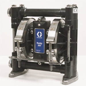 Graco Husky 307 AC 3/8 in. (9.52 mm) NPT Standard Pump, PP Center Section, SS Seats, SS Balls & PTFE Diaphragm