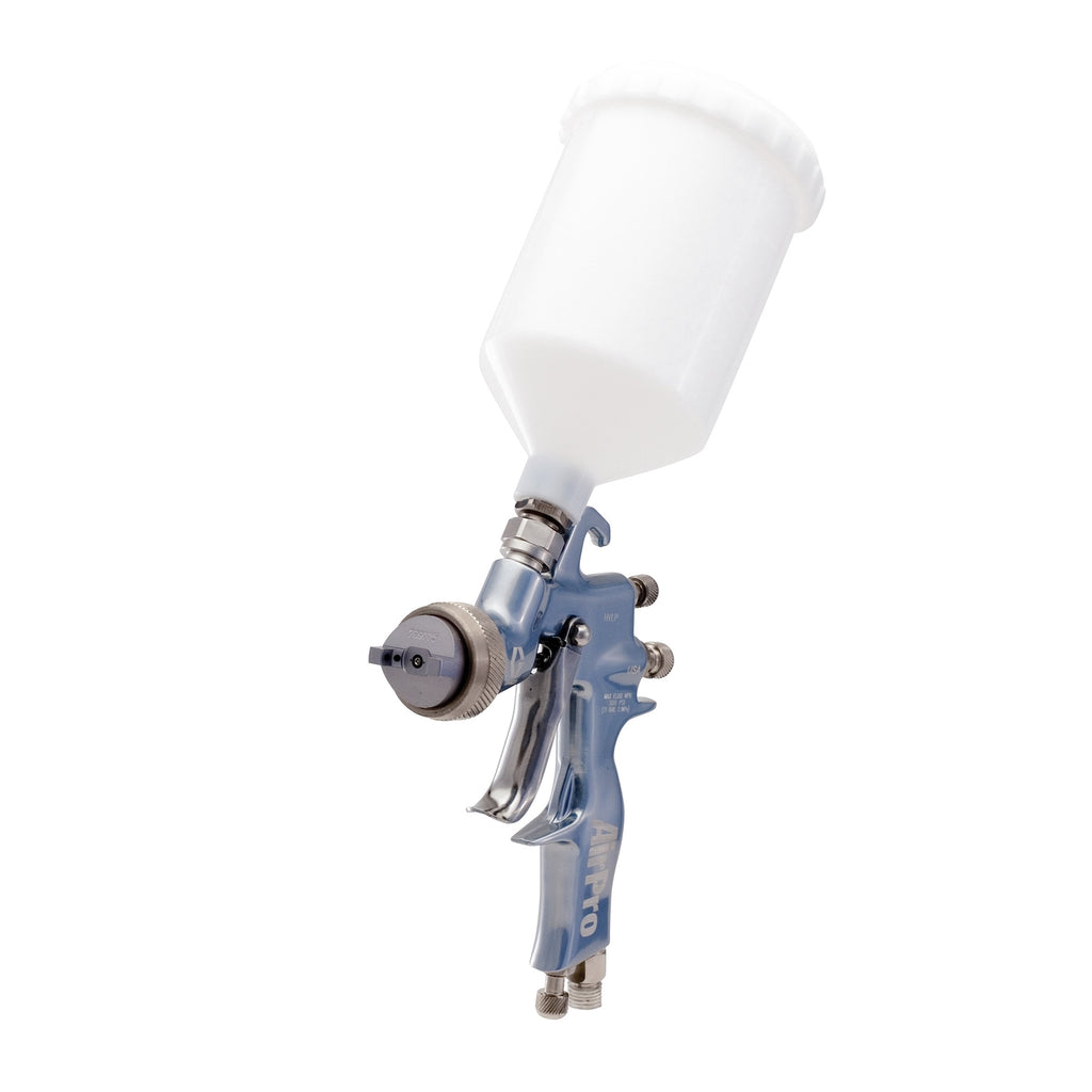 AirPro Air Spray Gravity Feed Gun, Compliant, 1.4 mm (0.055 in) Nozzle, Plastic Gravity Cup