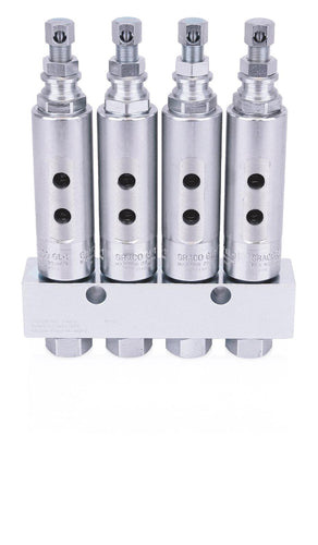 Graco GL-1™ Grease Injectors - 4 Injectors and Manifold