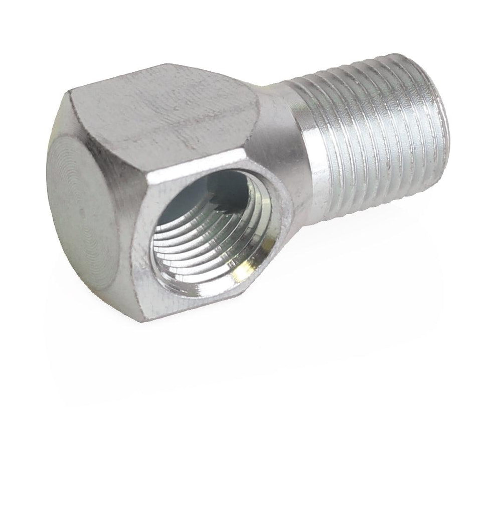 Graco Pipe Fitting - 90° Street Elbow, 1/8 in Female x 1/8 in Male threads, Steel