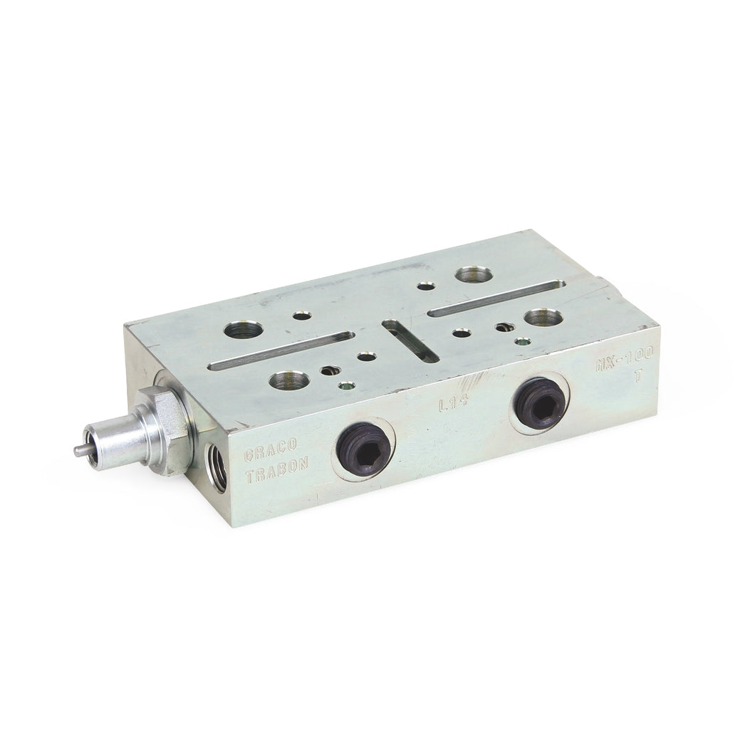 Graco 562524 TrabonÂ® MX Divider Valve with Right Hand Cycle Pin Indicator - MX-75T - 0.075 inÂ³ (1.23 cmÂ³)