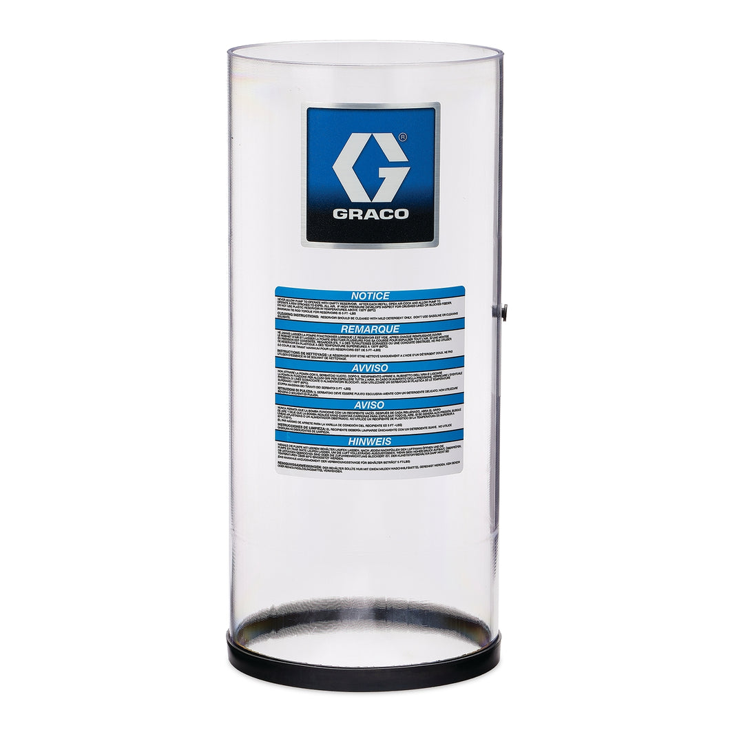 Graco Modu-Flo and E-Pump Spare Parts and Accessories - 12 pt./lb. Plastic Replacement Reservoir Assembly, 6 in OD x 13 in long