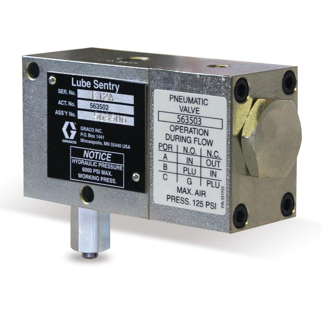 Graco Lube Sentry Valve Switch, Complete - Pneumatic