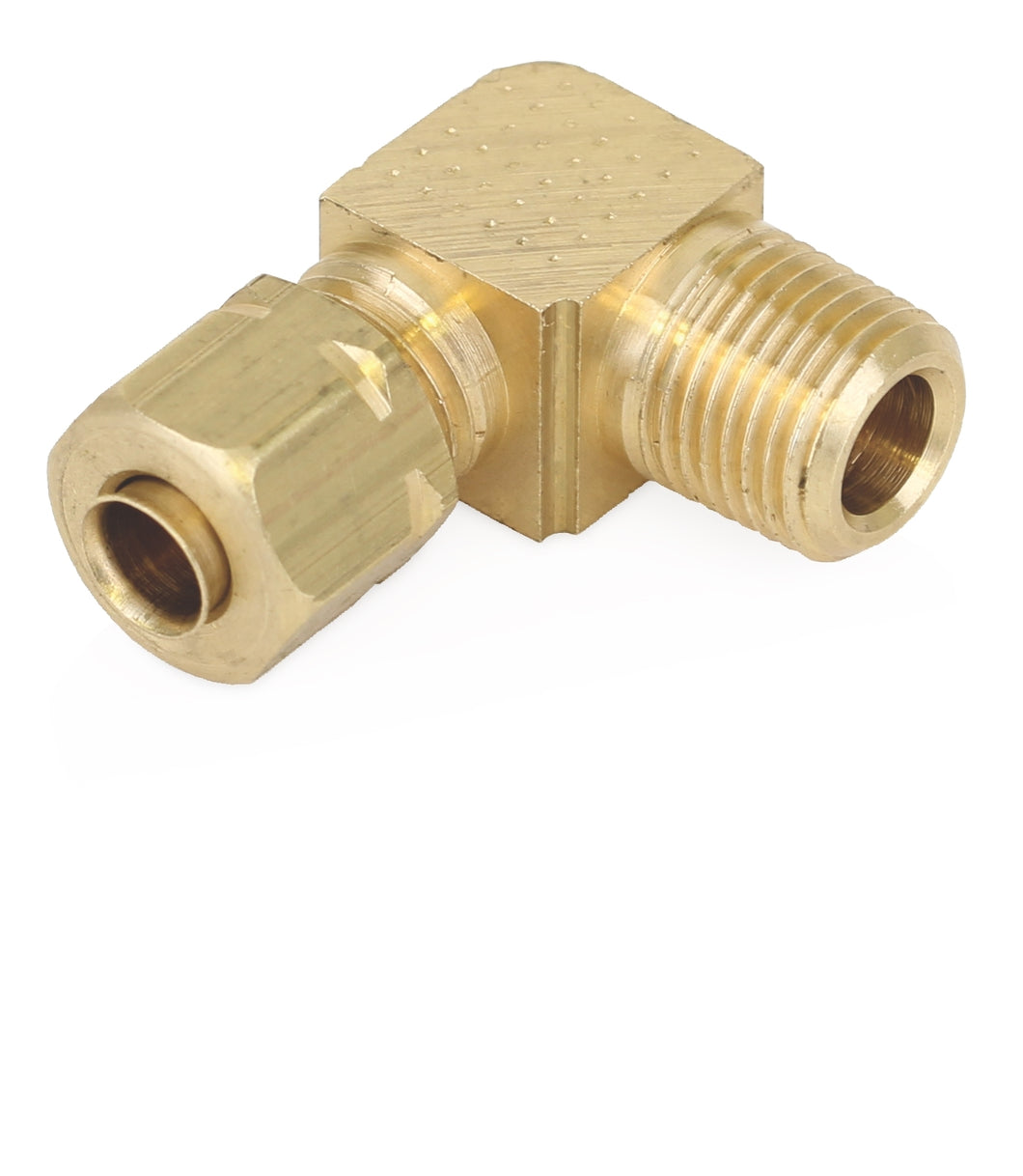Graco Fitting - Brass Male Tube Elbows 3/16 in. (4.8 mm) Tube x 1/8 in. (3.2 mm) NPTF