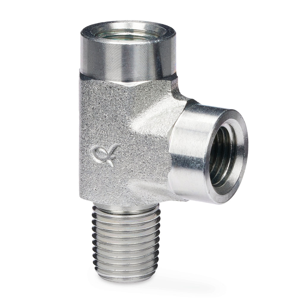 Graco Male Run Tee Fitting - 1/4 in. NPT Male x (2) 1/4 in. NPT Female