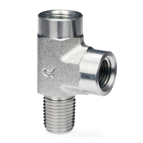 Graco Male Run Tee Fitting - 1/4 in. NPT Male x (2) 1/4 in. NPT Female