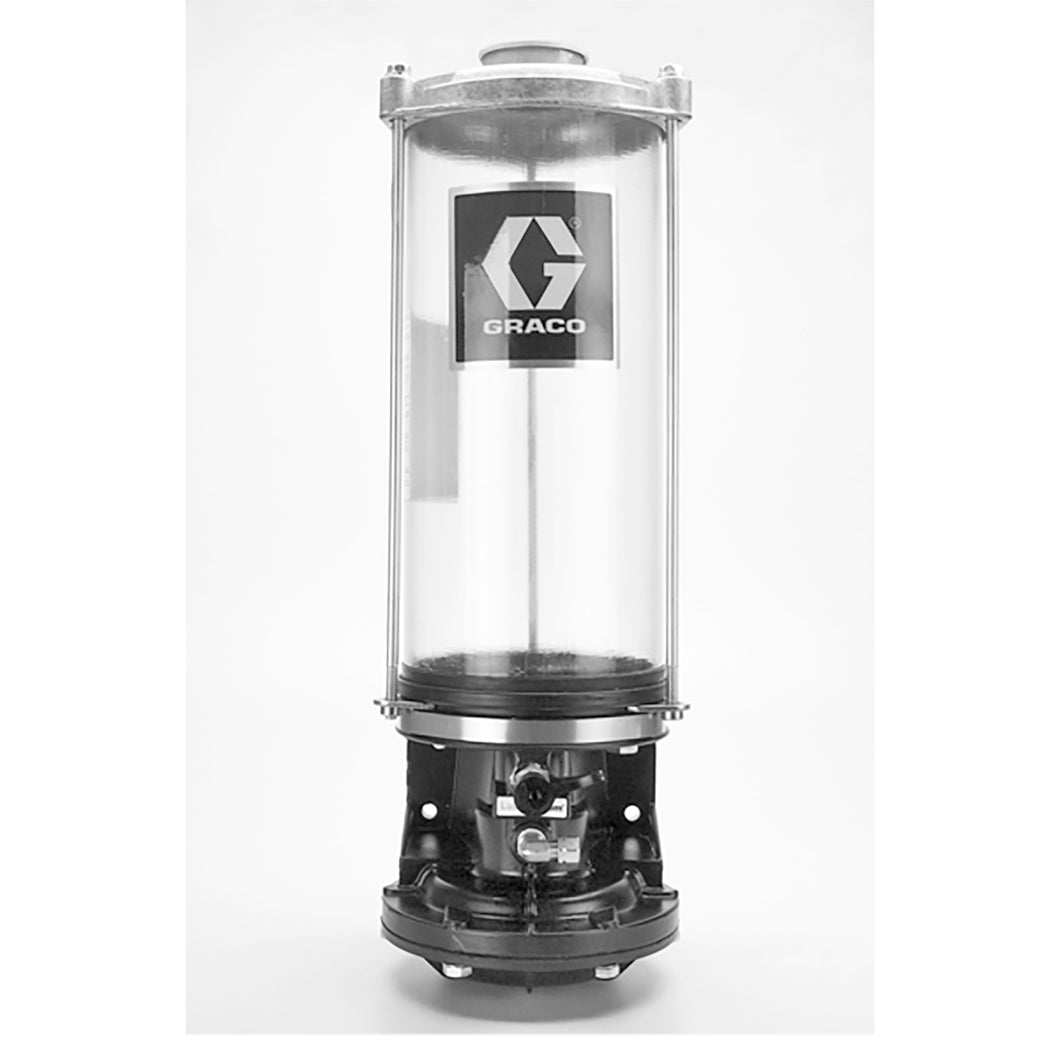 Graco LubriSystem Standard Oil Pump with 12 pt. (5.68 liter) Plastic Cylindrical Reservoir