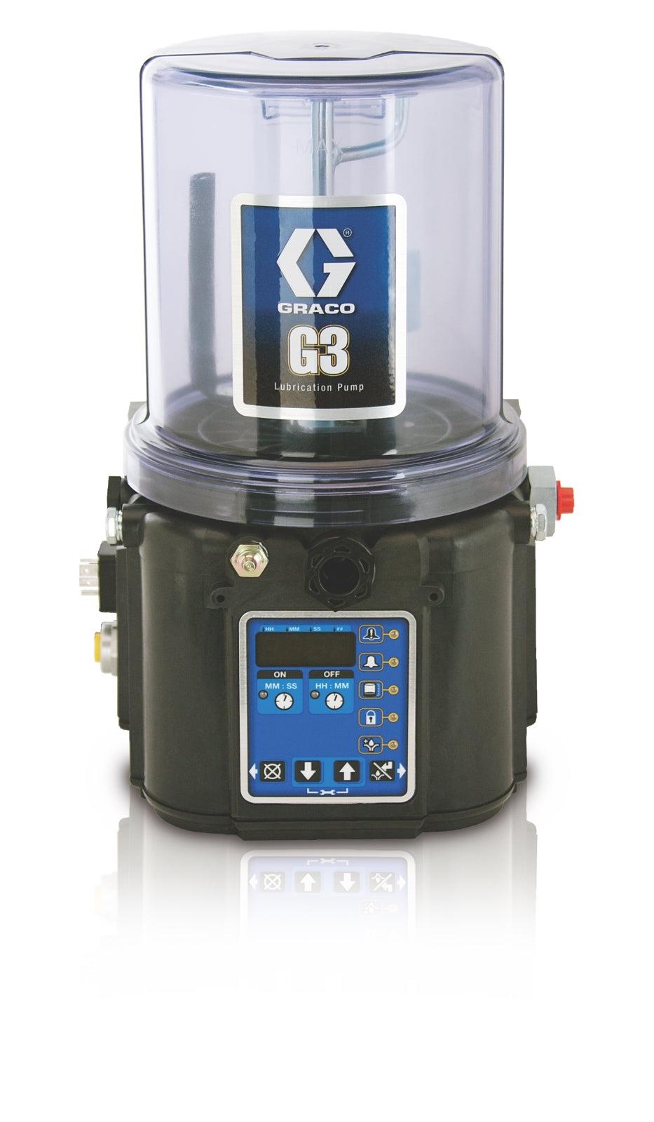 Graco G3™ Pro Grease Lubrication Pump, 90-240 VAC, 8 Liter, DIN