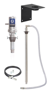 Graco LD Series 3:1 275 Gallon (1040 Liter) Tote Wall Mount Oil Pump CE Package - Includes 2-Way Vented Valve and Air Regulator - NPT