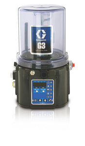 Graco G3™ Pro Grease Lubrication Pump, 24 VDC, 4 Liter, Follower Plate, Low Level with Controller, Remote Manual Run, CPC