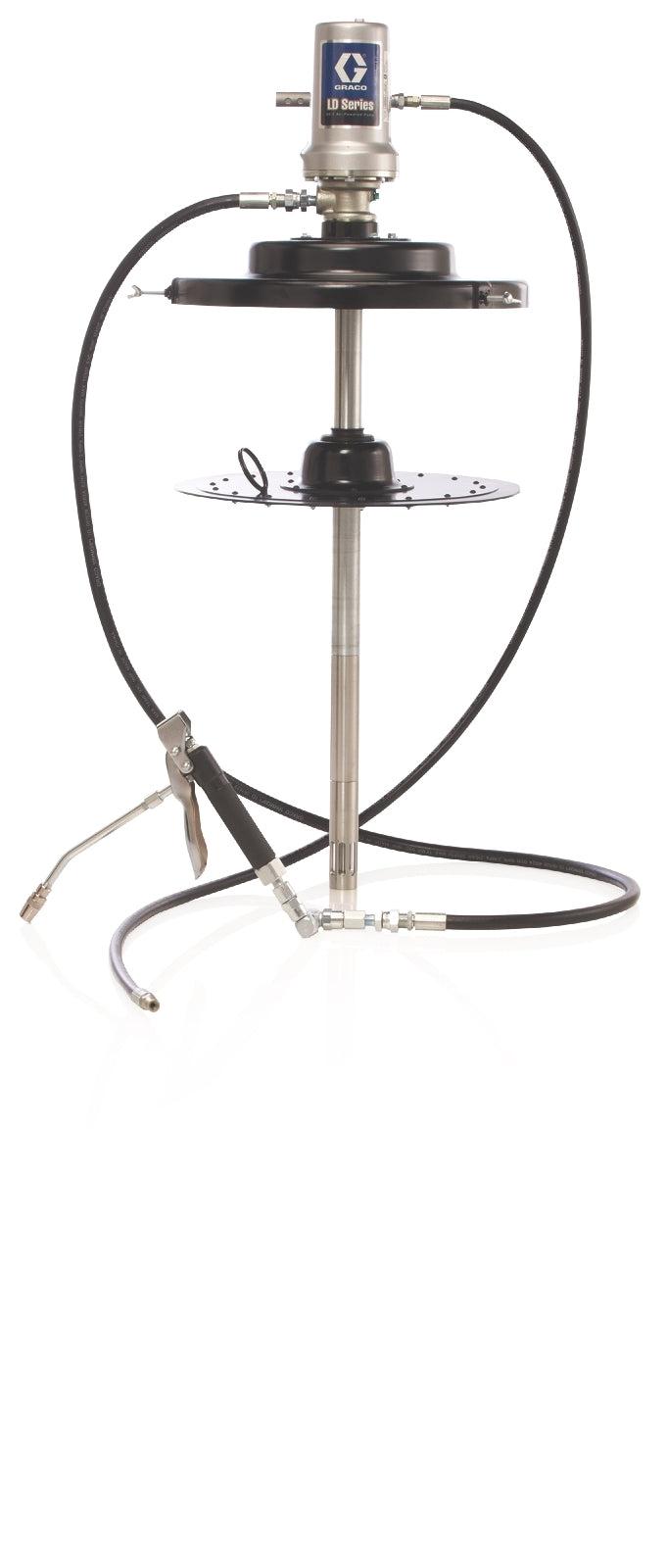 Graco LD Series 50:1 120 lb (54 kg) Grease Drum Pump Package - BSPT