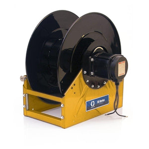 Graco XD70™, Diesel Fuel/WOE, 1-1/2 in. (38 mm) Inlet/Outlet, Bare Reel (1-1/2 in. X 50 ft. (38 mm X 15 m) Capacity), NPT, 115 VAC Electric Motor, Yellow