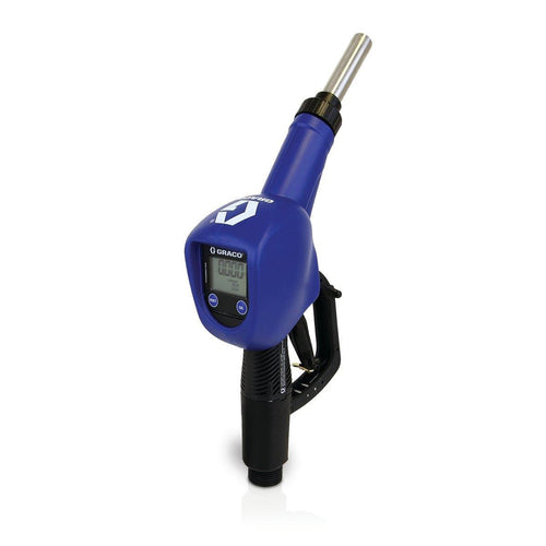Graco LD™ Automatic Nozzle with Built-In Electronic Turbine Meter, with Stainless Steel Breakaway Spout