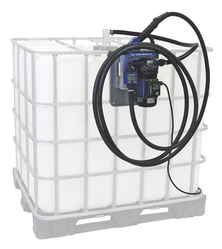 LD Blue Electric Pump Package - 5 ft (1.5 m) Suction Hose Length - Automatic Nozzle - SST Clamp Fittings