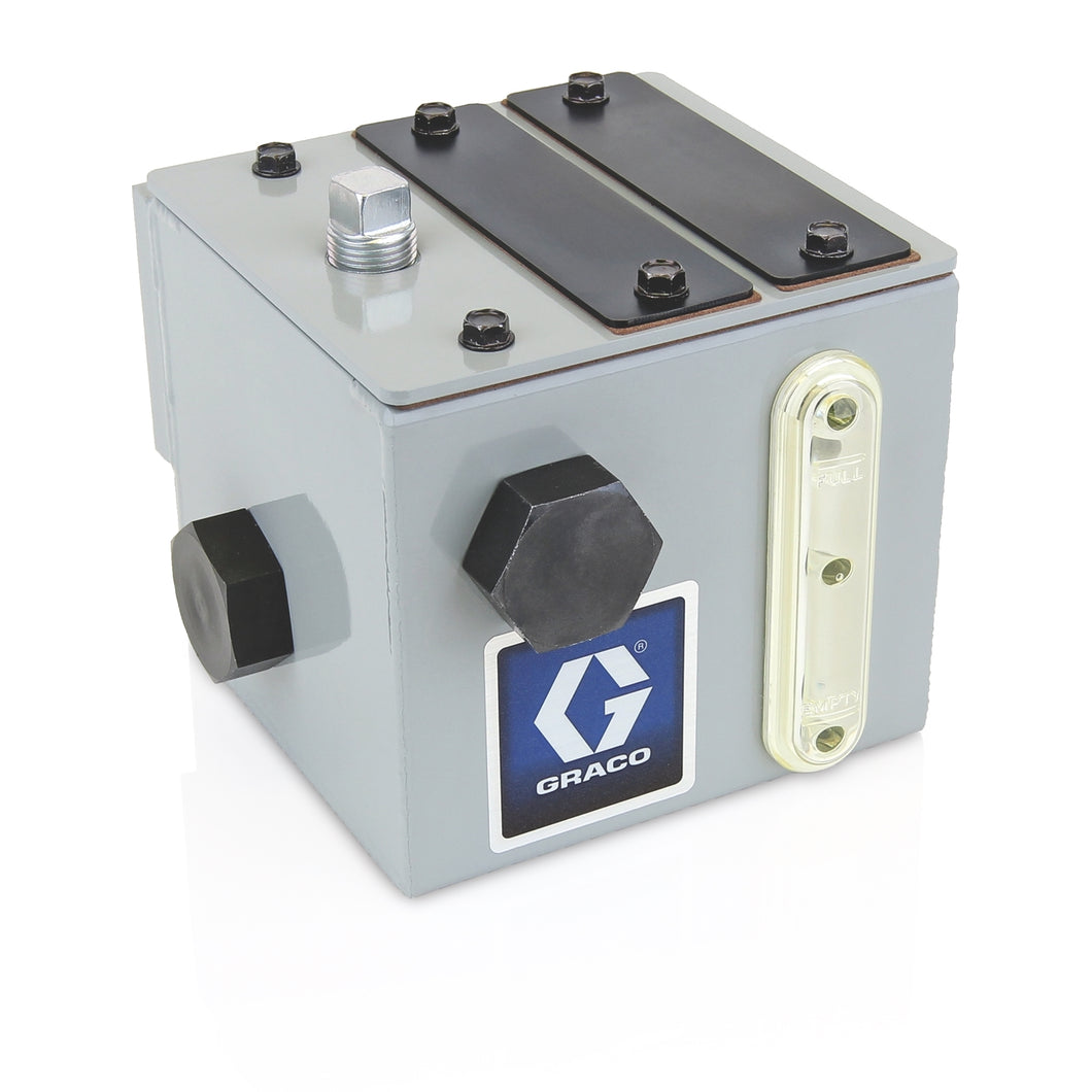 Graco Manzel® MB Series Lubricator - 2 Pint (0.95 Liter) Reservoir (2 Pump Stations Max), No Pumps Installed, 60:1