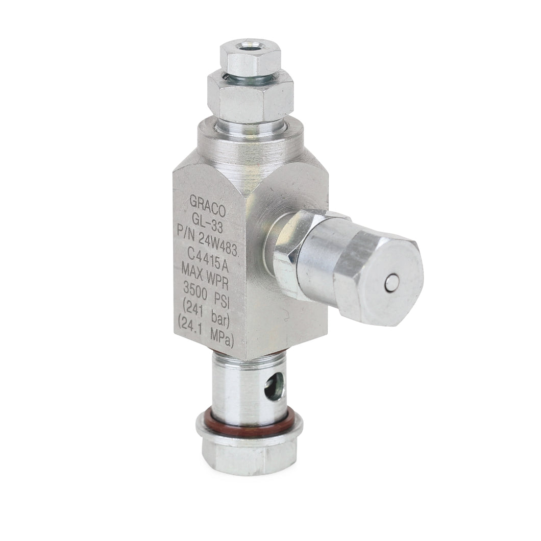 Graco GL-33 Replacement Carbon Steel Grease Injector, 1/8 Outlet (5/pk)