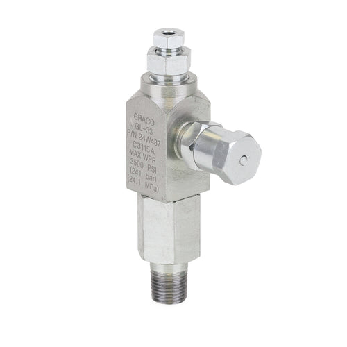 Graco GL-33™ Stand Alone Grease Injector, Carbon Steel, 1/8 NPT x 1/8