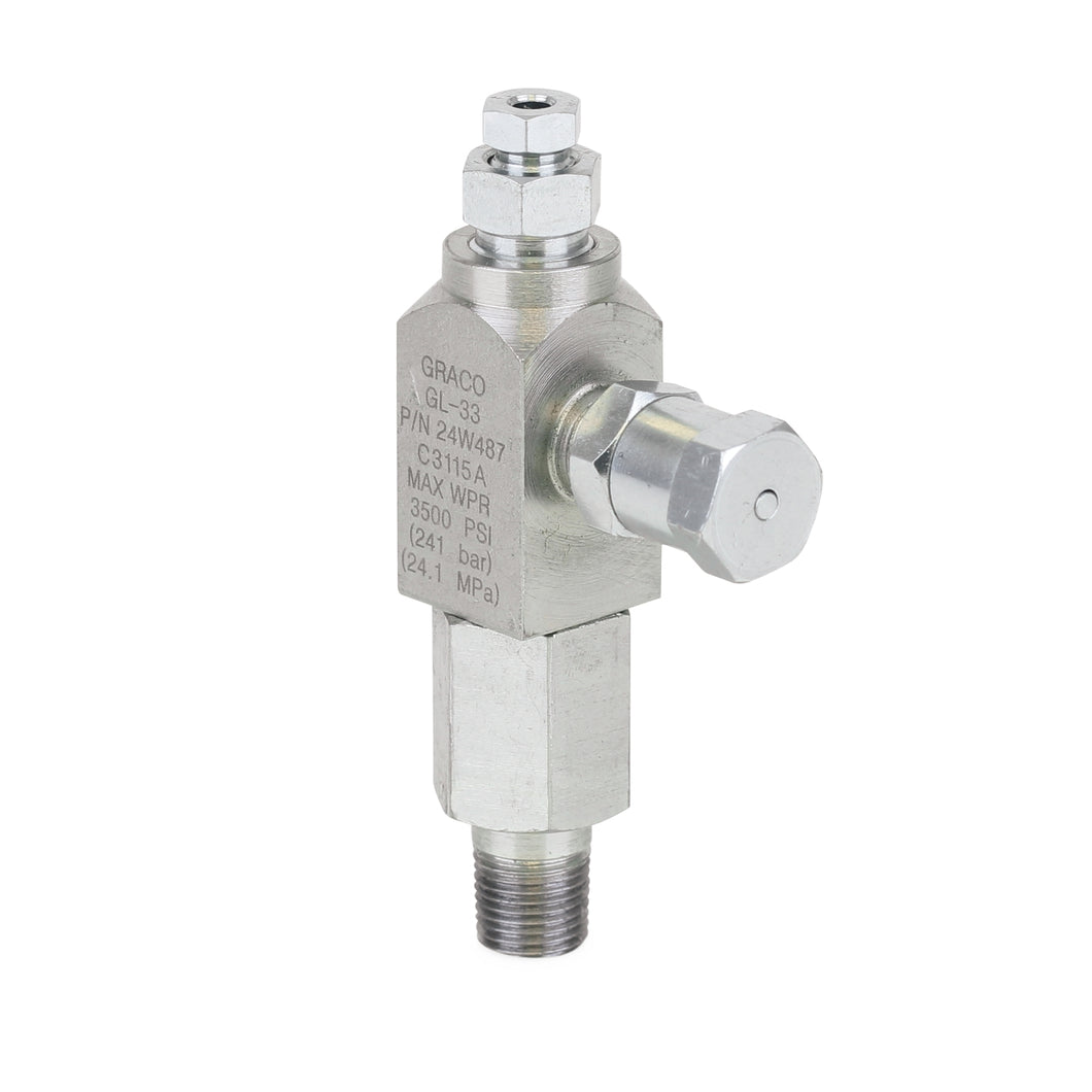 Graco GL-33™ Stand Alone Grease Injector, Carbon Steel, 1/8 NPT x 1/8