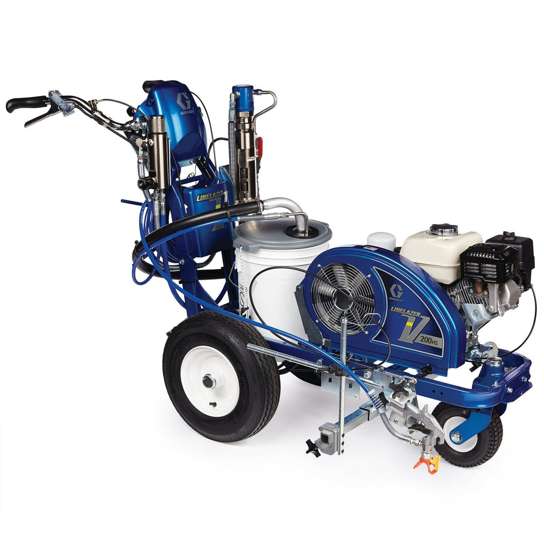LineLazer V 200HS Standard Series Gas Hydraulic Airless Line Striper, 1 Manual Gun