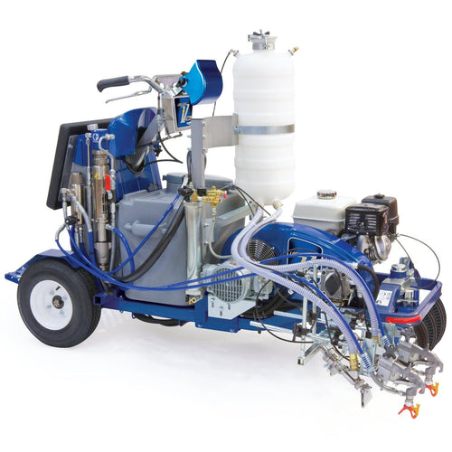 LineLazer V 250SPS HP Reflective Series Self-Propelled Gas Hydraulic Airless Line Striper, 1 Auto Gun, 1 Tank