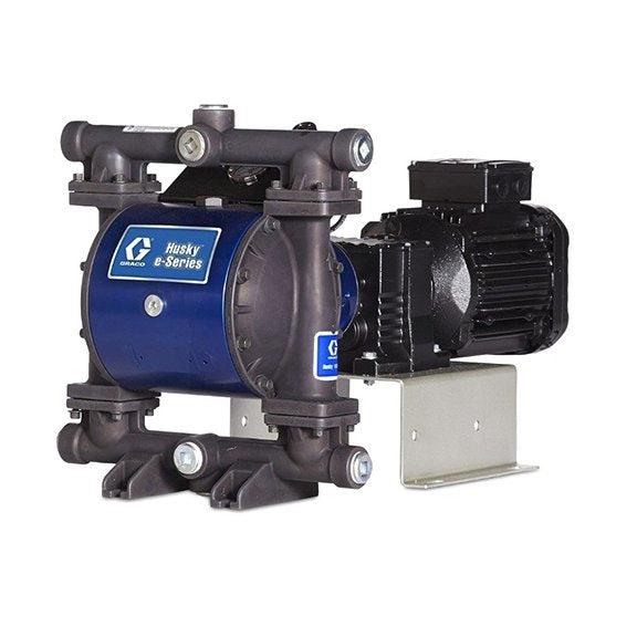 Graco Husky 1050e Al (NPT) Pump, 120V Compressor, BLDC Motor, AL Center Section, BN Seats, BN Balls & BN Diaphragm