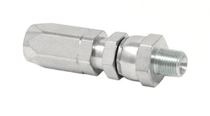 Field-Installable Swivel Hose End Fitting - 1/4 in. ID Hose, 1/8 NPT Male