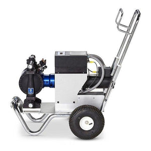 Graco Husky 1050e AL Electric Operated Double Diaphragm Metal Pump System with Cart, BN