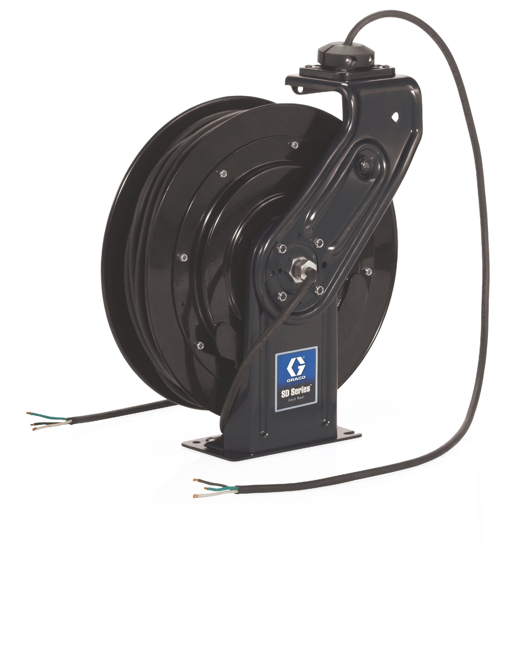 SD™ 10 Series 120 Volt Cord Reel - No Accessory, Cord Only - 95 ft (29 m), 16 AWG, 10 Amp Cord - Black