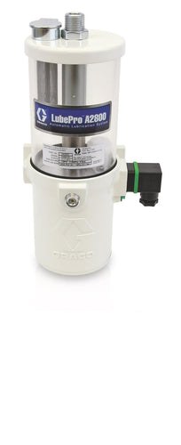 Graco 24Z022 LubeProâ„¢ A2800 Vertical Oil Pumps, 0.6 liter Reservoir, Normally Closed, Low Level - NPT