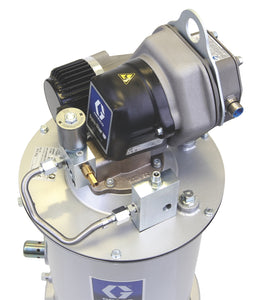 Graco Electric Dyna-Star® 24 VDC HP Injector Module with Pump, Tube-in-Tube, Vent Valve, Low-Level, Cover, Tank, AFSO for 60 lb (27 kg). Reservoir