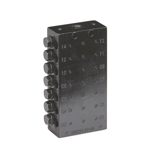 Graco CSP Divider Valve, 1/8 in. BSPP, 14 Outlets