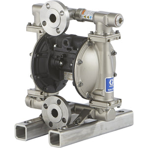 Husky 1050 (Horizontal Outlet) SS Pump, AL Center Section, FKM Seats, FKM Balls & FKM Diaphragm