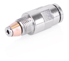 Load image into Gallery viewer, CSP Outlet Fitting - G-Lock Push-To-Connect Stud - 1/4 inch Hose Stud x M10 with Check Valve, 2000 psi