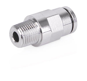 CSP Outlet Fitting - G-Lock Push-To-Connect Stud - 1/4 inch Hose Stud x 1/8 inch NPT male straight, 2000 psi