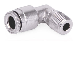 CSP Lubrication Point Fitting - Push-To-Connect Stud - 1/4 inch OD Tube x 1/8 inch NPT male 90°, 625 psi