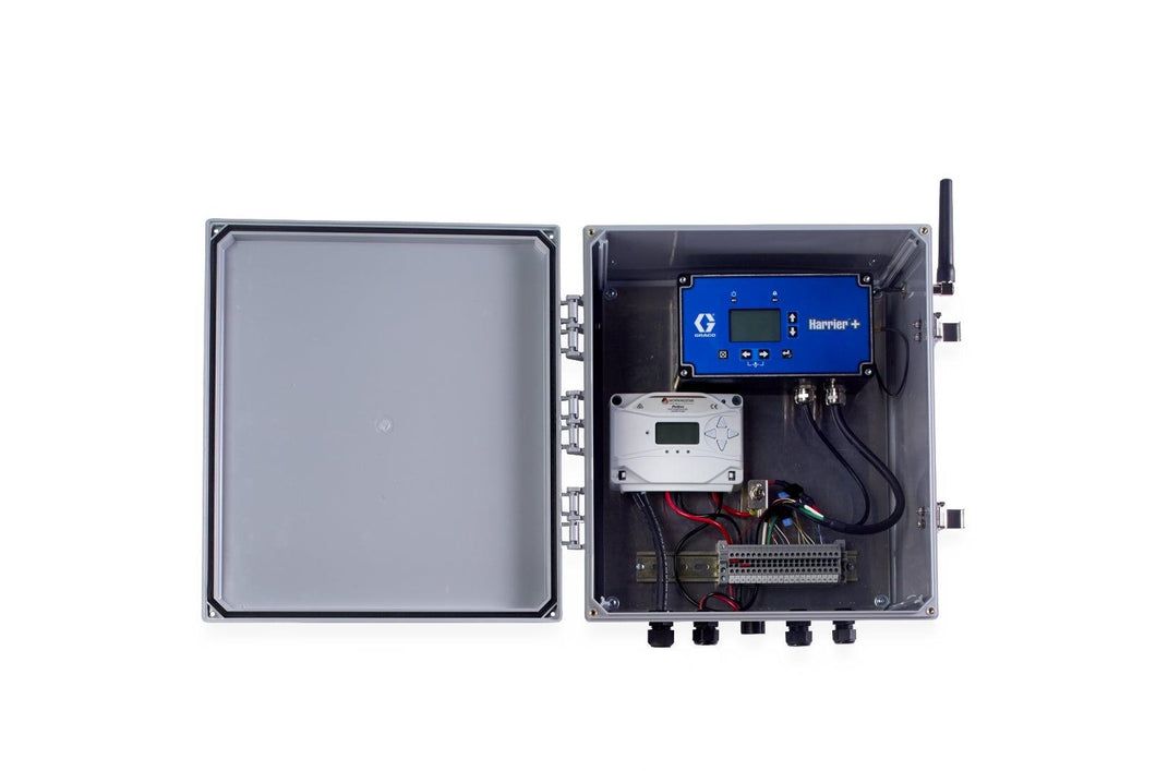 DC Control Box with Harrier EZ Controller and Includes Prostar 30 Three Panel Charge Controller, NEMA Rated
