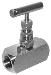 Needle Valve, 10000 PSI, UN Series, 1 in NPT