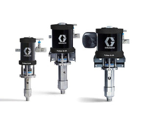Python XL-DA Pneumatic Chemical Injection Pump, 2-1/2 in Air Motor, 3/8 in Plunger, Chromex Coated, TFE/P Seals, CE Approved