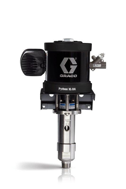 Python XL-DA Pneumatic Chemical Injection Pump, 4-1/2 in Air Motor, 1 in Plunger, Chromex Coated, HNBR Seals, CE Approved