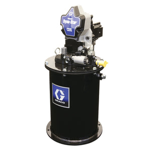 Graco Compact Dyna-Star® 24 VDC Vent-Valve Grease Pump, 12 L Reservoir, Follower Plate, Low-Level Switch, Auto-Fill Shut Off