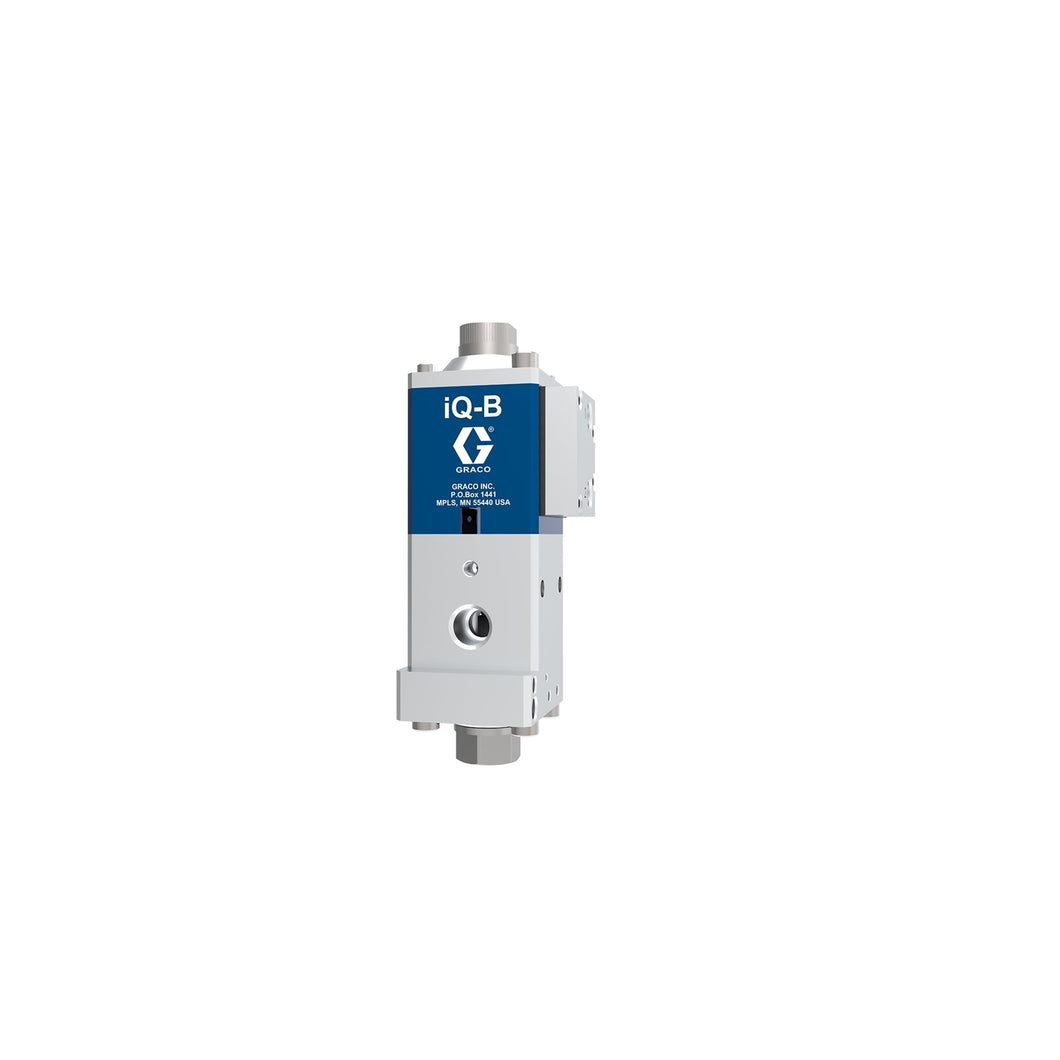 iQ Dispense Valve, Ball Seat, Ambient, NPT Tip, 000 mm Nozzle, Remote Mount Solenoid