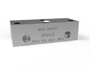 Graco Manzel® MHH Wide Mount Divider Valve Inlet Block - NPSF