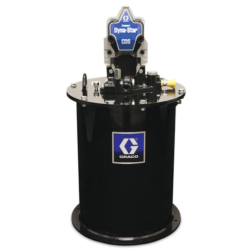 Graco Compact Dyna-Star® 24 VDC Oil or Grease Pump and 60 lb Reservoir without Follower Plate, Low-Level Switch