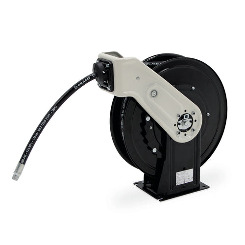 Graco XDM6DA XDXâ„¢ 20, Oil, 1/2 in (13 mm) Inlet, Bare Reel (1/2 in X 50 ft (13 mm X 15 m) Capacity), NPT, Truck/Bench Mount, White