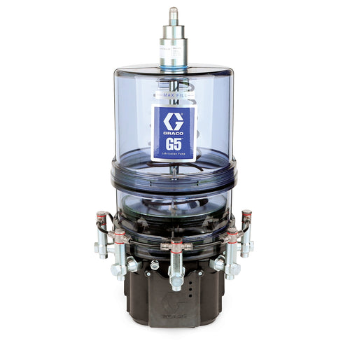 Graco G5™ Pro Pump Assembly, 24 VDC, 8 Liter, AFSO, DIN Power and Alarm, Pressure Relief Valves, Return to Reservoir, Controller Cover