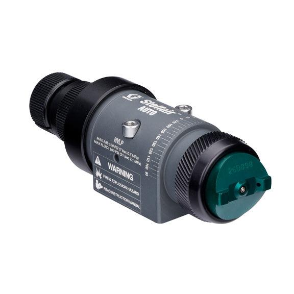 Stellair automatic air spray gun, HVLP Trim, 0.055 in (1.4 mm) nozzle for general applications with a fluid control knob