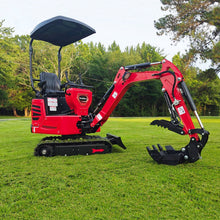 Load image into Gallery viewer, MechMaxx Mini Compact Excavator HONDA GX390 Engine, 65.7" Max. Digging Depth, 1Ton, 2280 LBS Operating Weight, MEC10