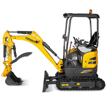 Load image into Gallery viewer, MechMaxx Mini Compact Excavator Kubota D902 Engine, 89" Max. Digging Depth, 1.7 Ton, 4145 LBS Operating Weight, MEC17